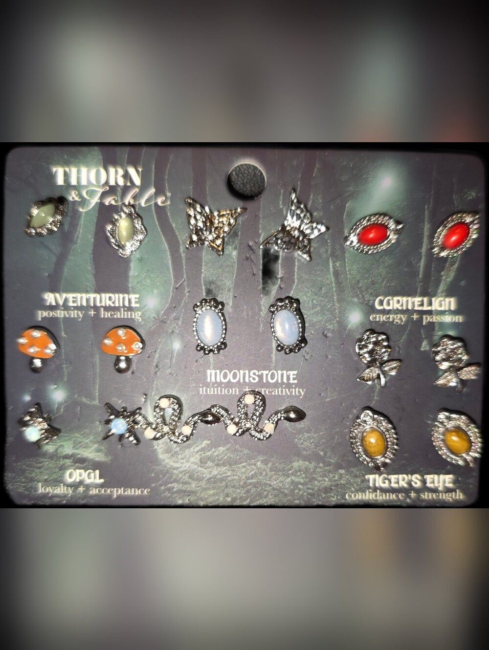 Set Of 9 Pairs Of Stud Earrings
